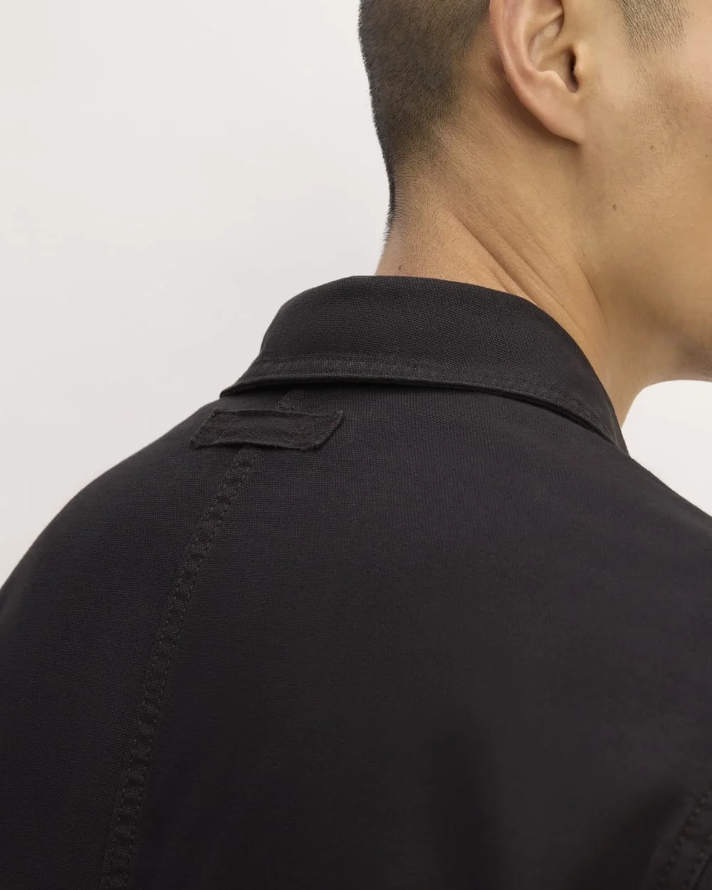 The Organic Cotton Chore Jacket | Black (4)