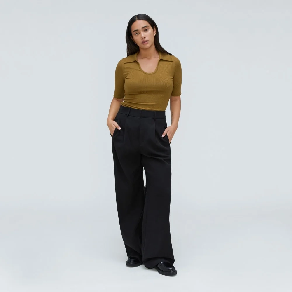 The Super-Soft Short Sleeve Polo | Tapenade (2)