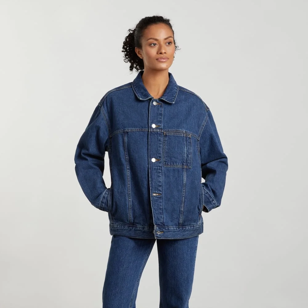 The Everyone Denim Jacket |  Azure (5)