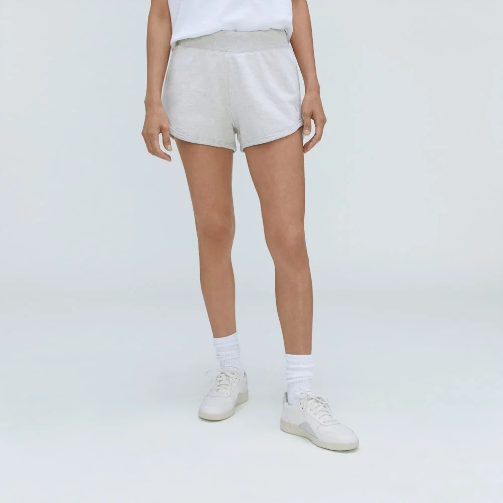 The Track Sweatshort | Light Heather Grey (2)