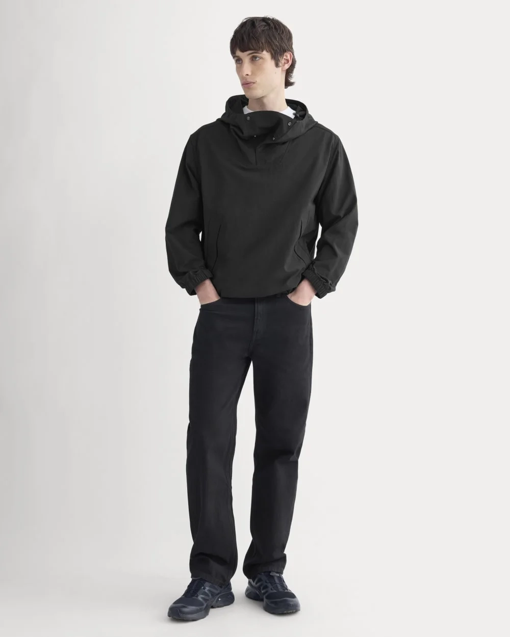 Re:Cycled Nylon Windbreaker | Black (6)
