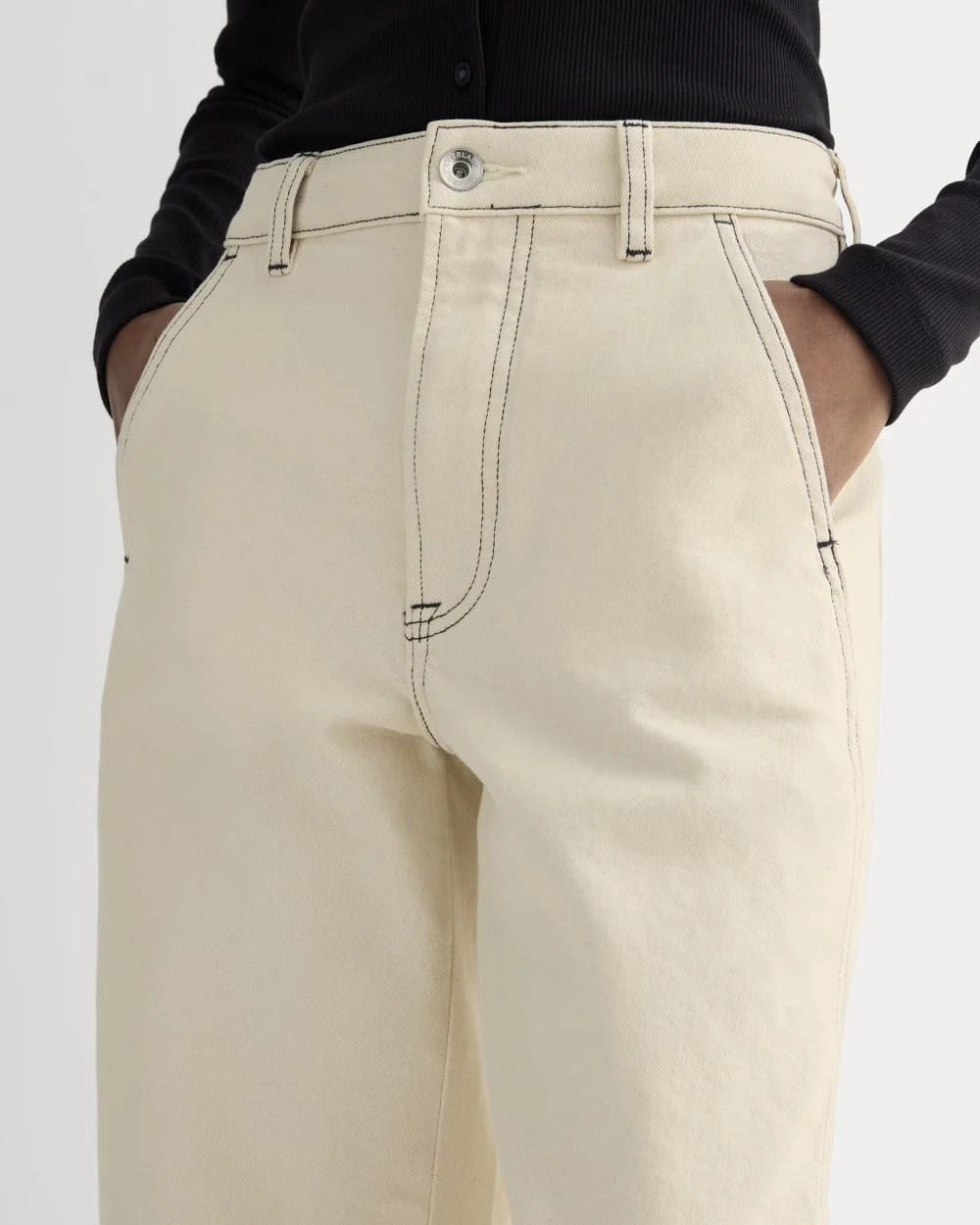 The Utility Barrel Jean | Ecru | Regular (3)