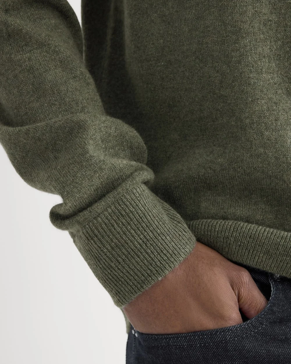 The Cashmere Crew | Heathered Deep Lichen (5)