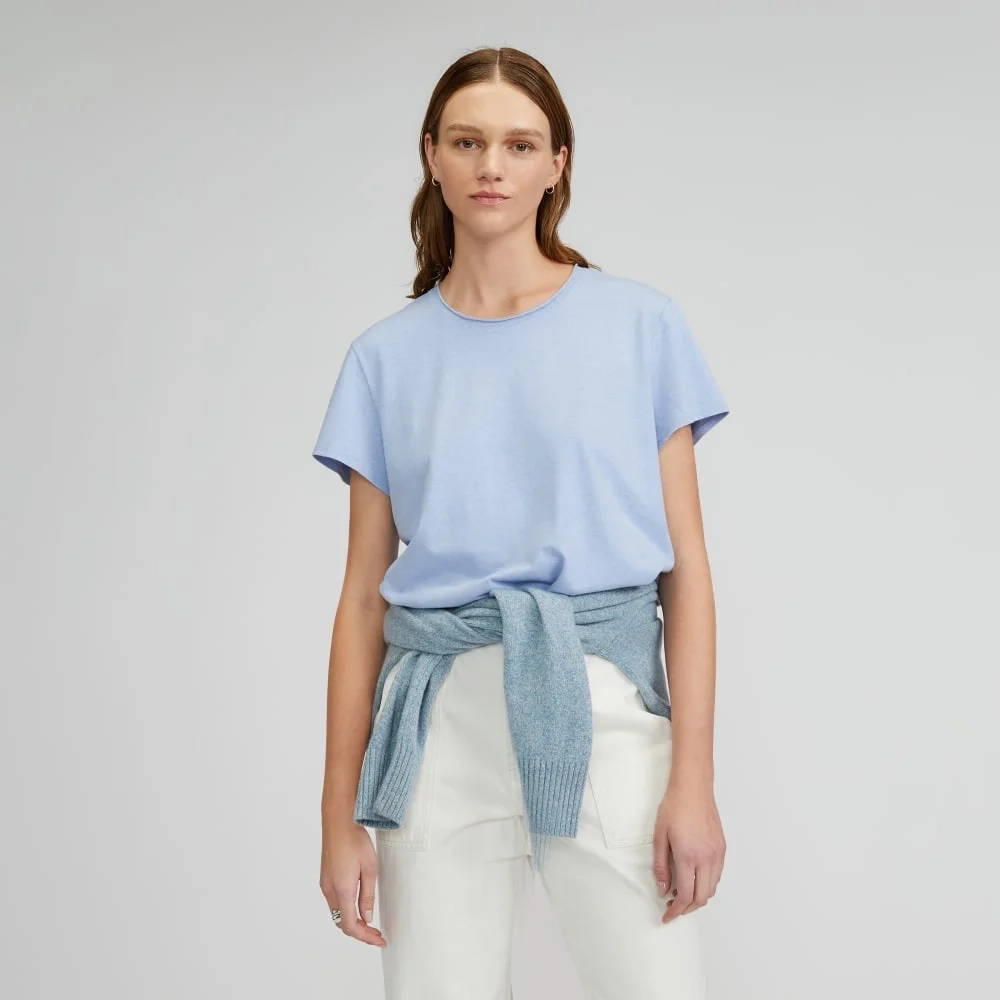 The Relaxed Hemp Tee | Periwinkle