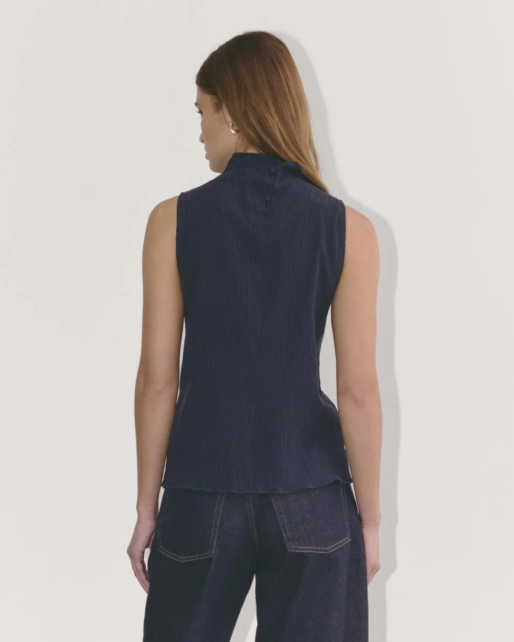 The Crinkle Tank | Navy (2)