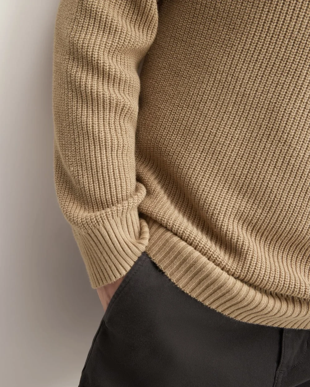 The No-Sweat Ribbed Crew | Tiger's Eye (3)