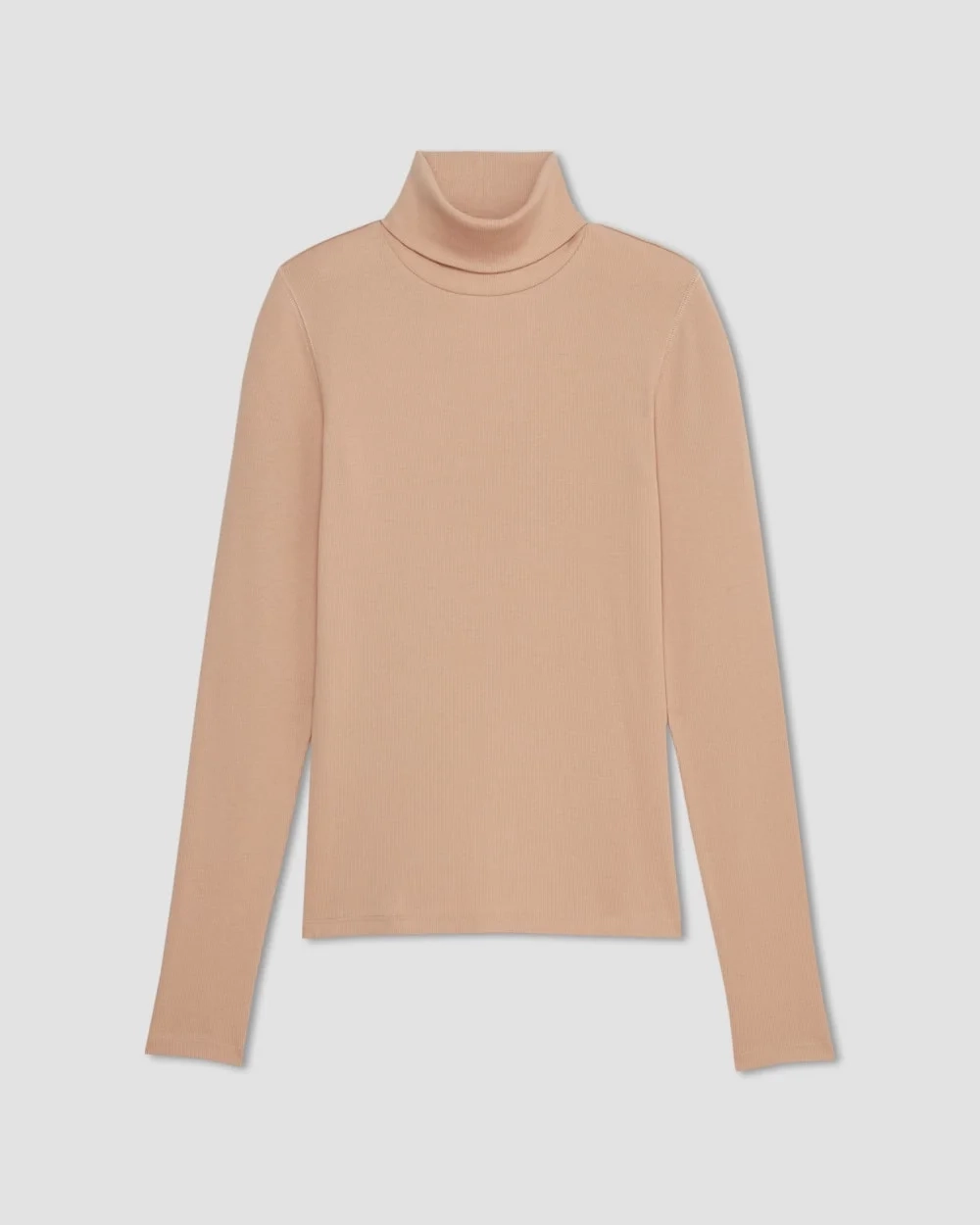 The Luxe Rib Turtleneck | Blush Pink (3)