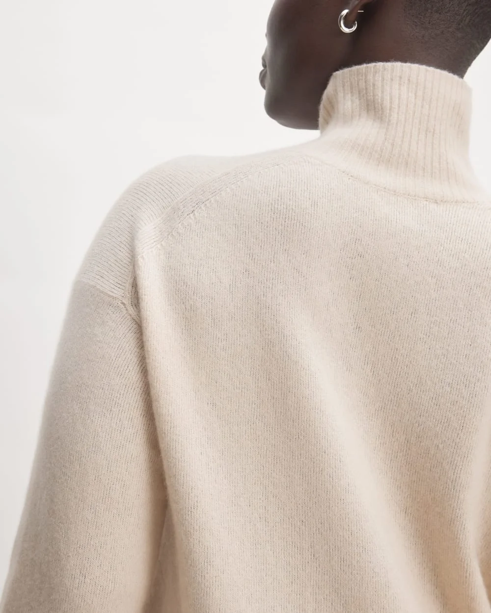 The Cozy Stretch Turtleneck Dress | Whisper Pink (3)