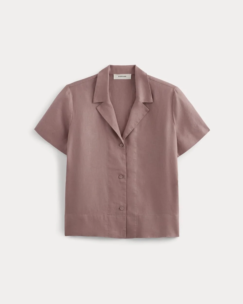 The Notch Shirt in Linen | Rose Dusk (3)