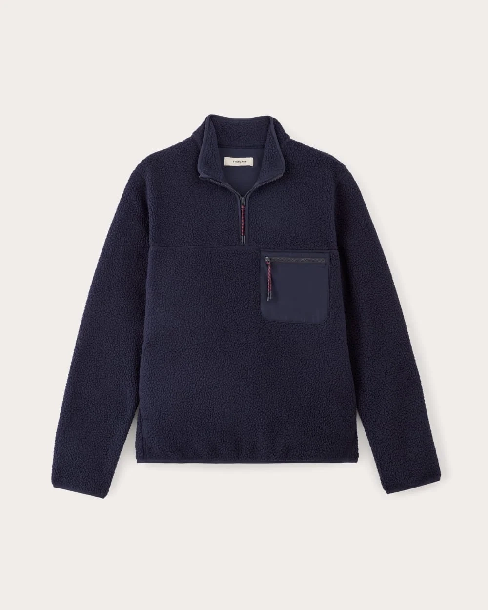 The Teddy Quarter-Zip Fleece | Navy (5)