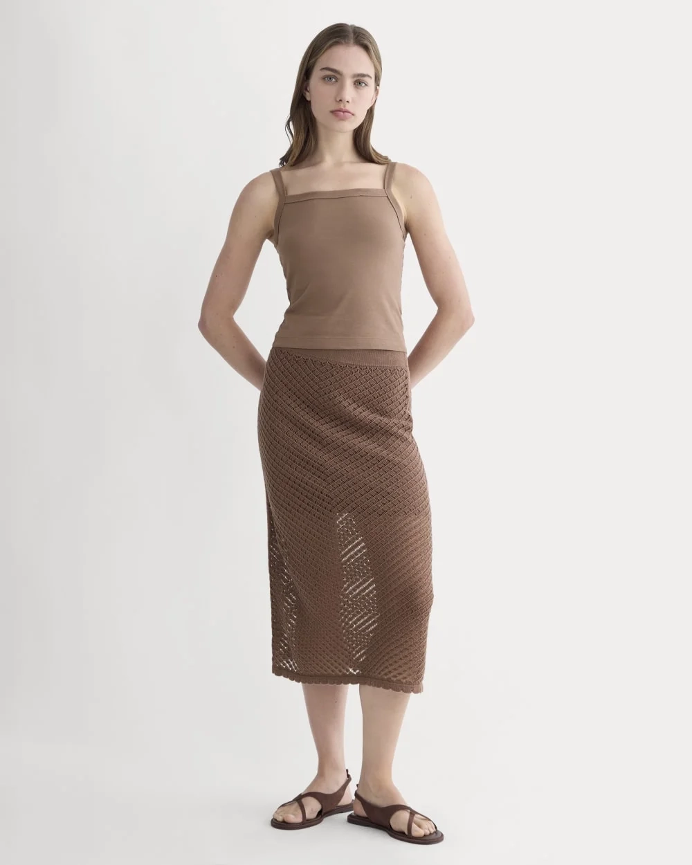 The Essential Square-Neck Tank | Mocha (4)