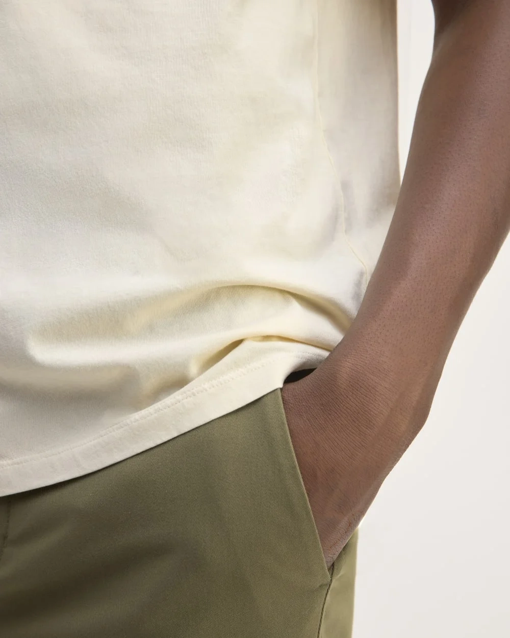The Essential Organic Garment-Dyed Polo | Parchment (3)