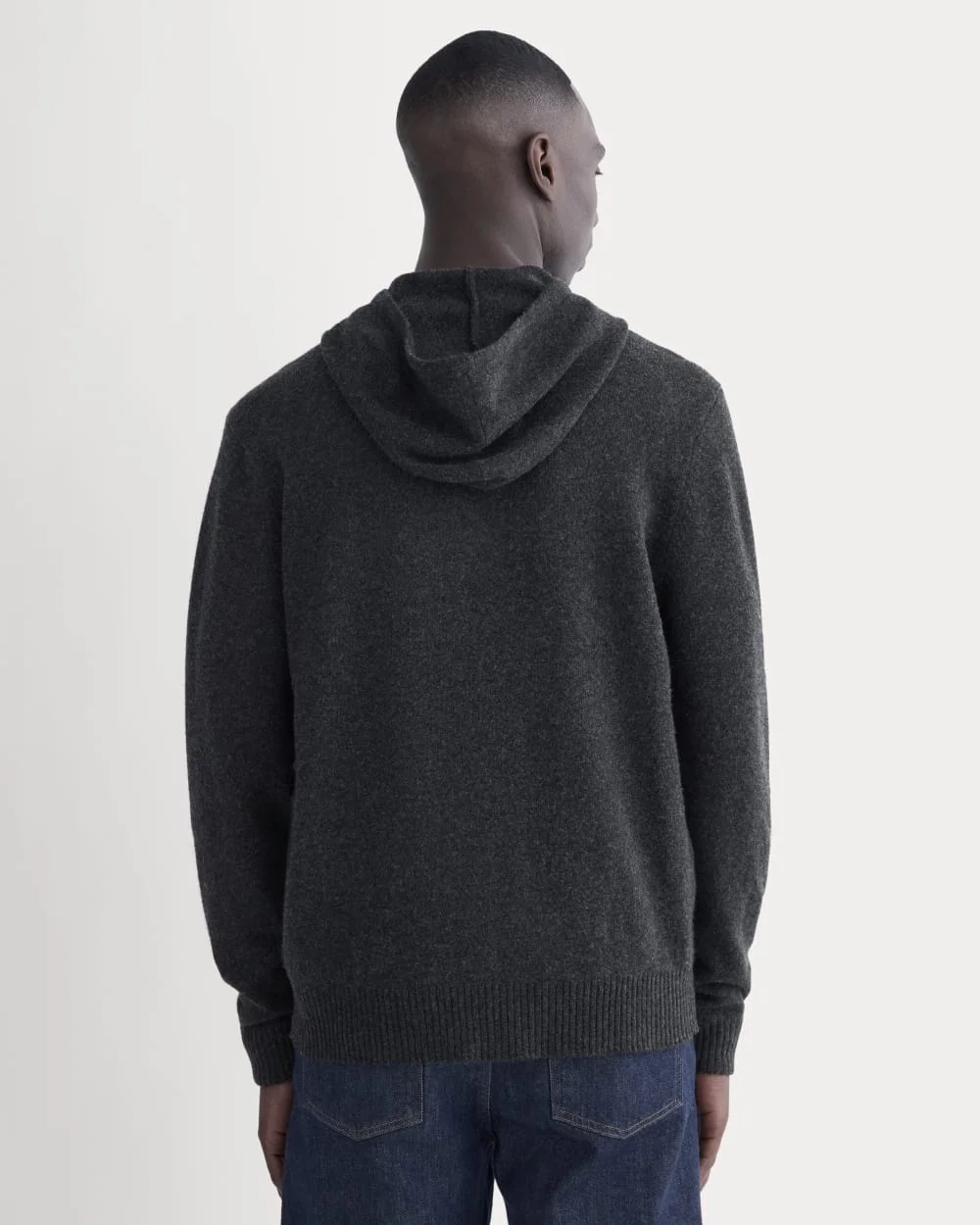 The Felted Merino Hoodie | Charcoal (4)