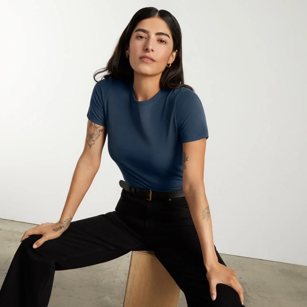 The Organic Cotton Crew Tee | Atlantic (2)