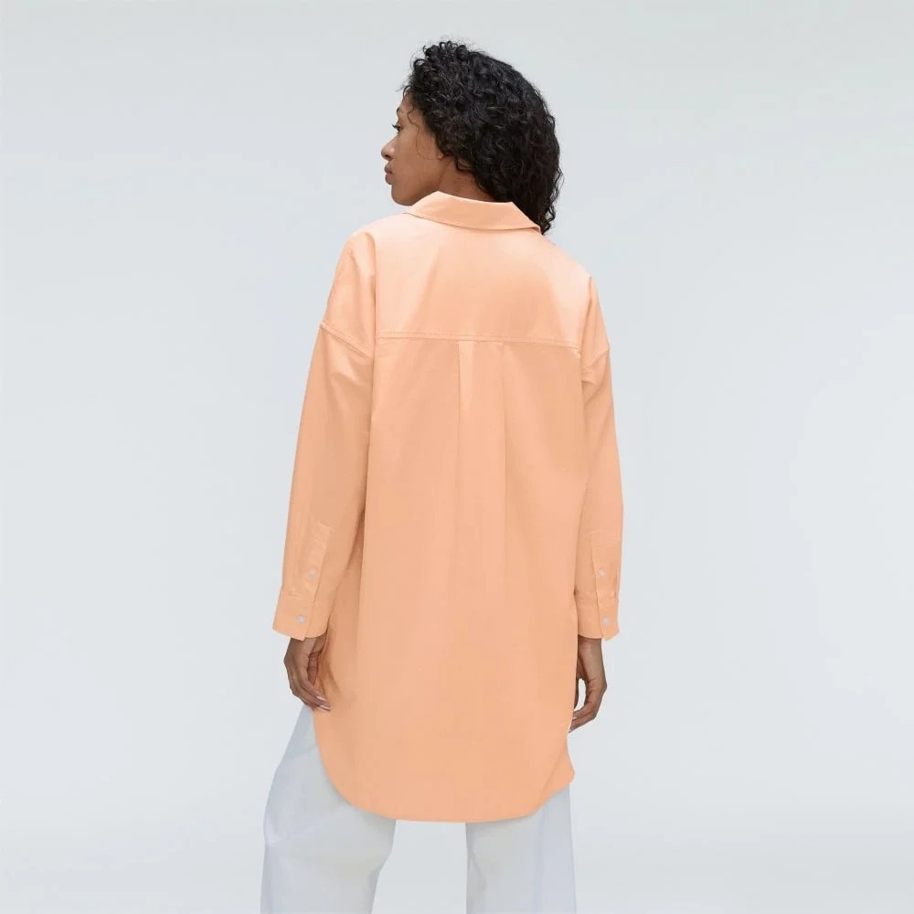 The Way Long Oxford Shirt | Apricot (3)