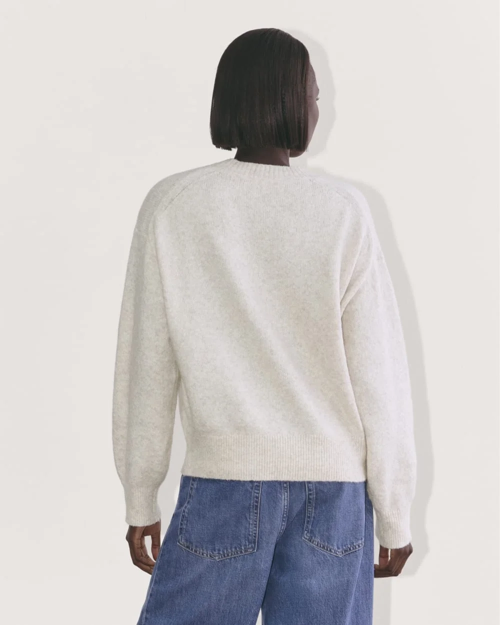 The Cocoon Crew in Plush Cotton | Heathered Oat (2)