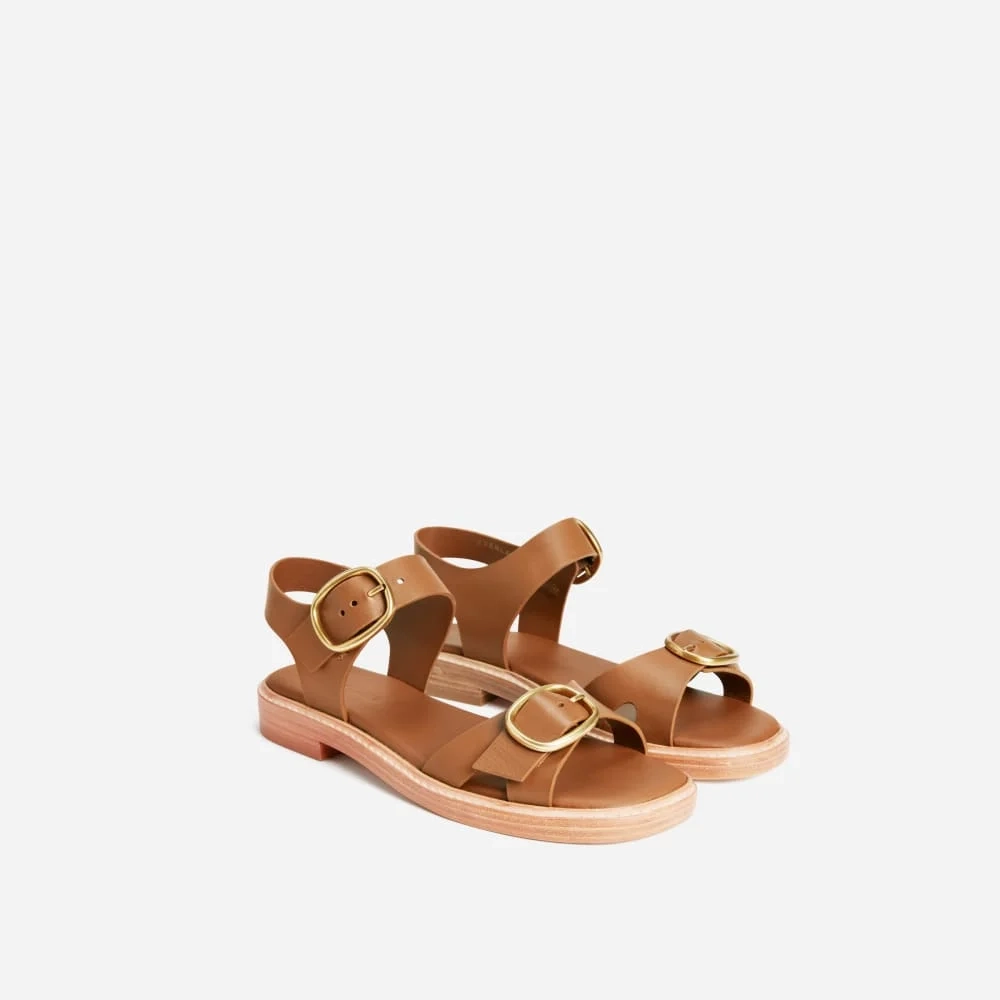 The Twin Buckle Sandal | Brown Sugar (3)