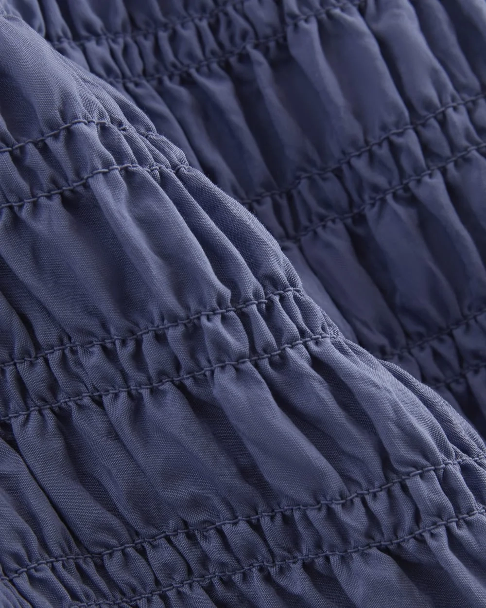 The Smocked Column Dress | Blue Dusk (2)