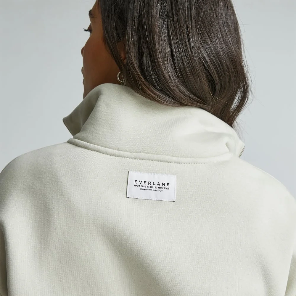 The ReTrack Half-Zip Sweatshirt | Pelican (3)
