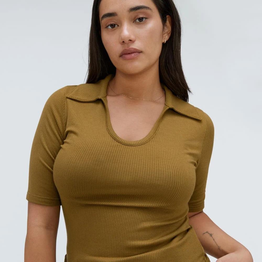 The Super-Soft Short Sleeve Polo | Tapenade (3)