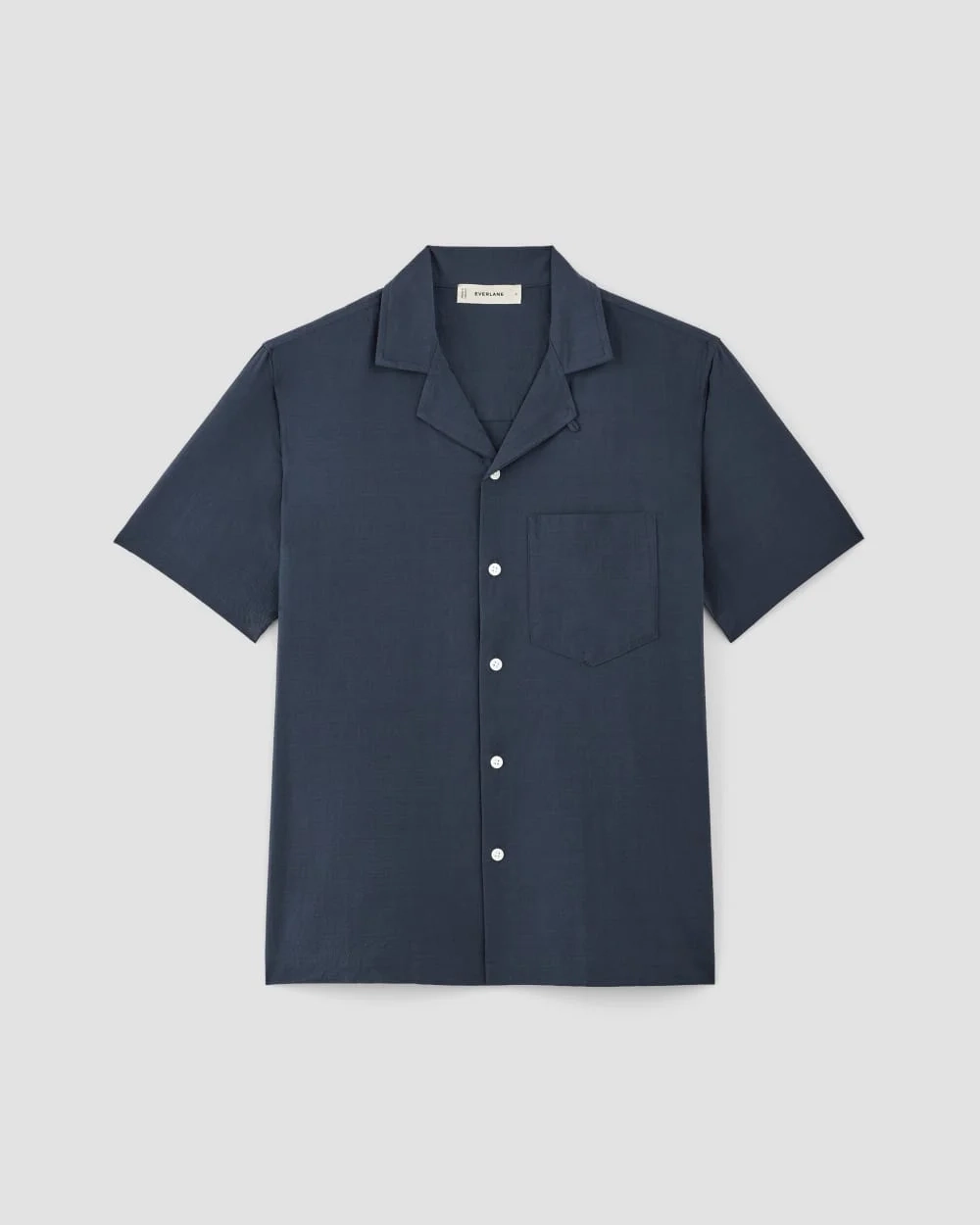 The Seersucker Short-Sleeve Shirt | Deep Blue (2)