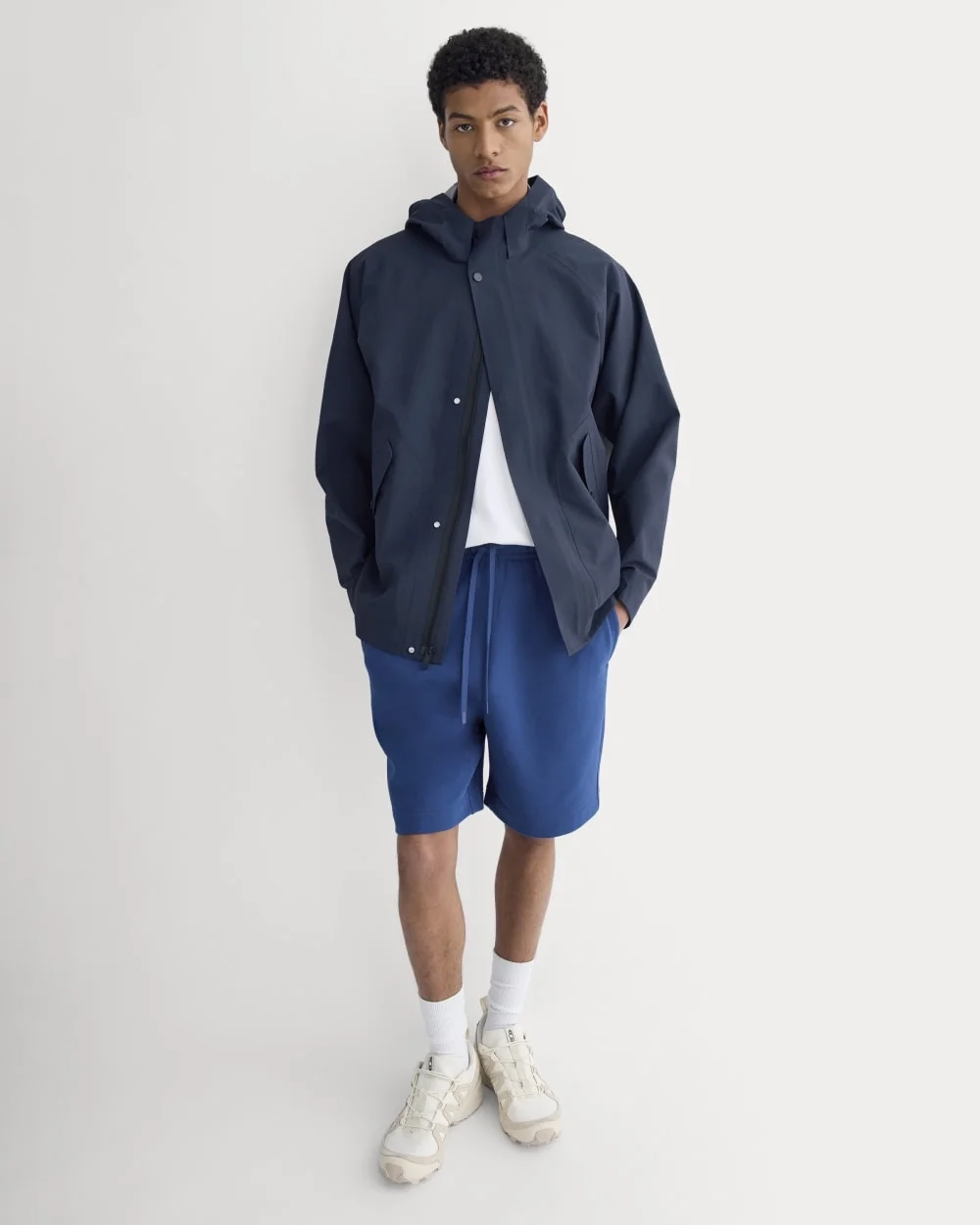 Luxe Fleece Easy Short | Estate Blue (2)