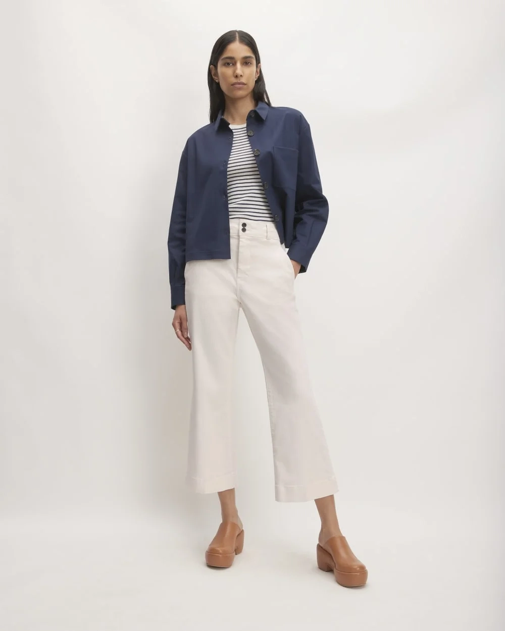 The Organic Kick Flare Pant | Bone (2)