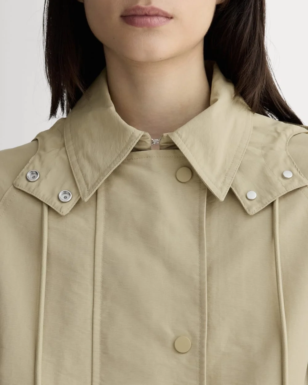 The Short Anorak | Trench Coat Khaki (3)