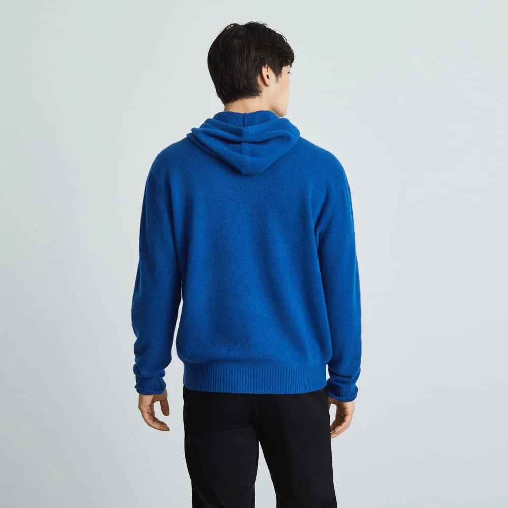 The Felted Merino Hoodie | Azure (5)