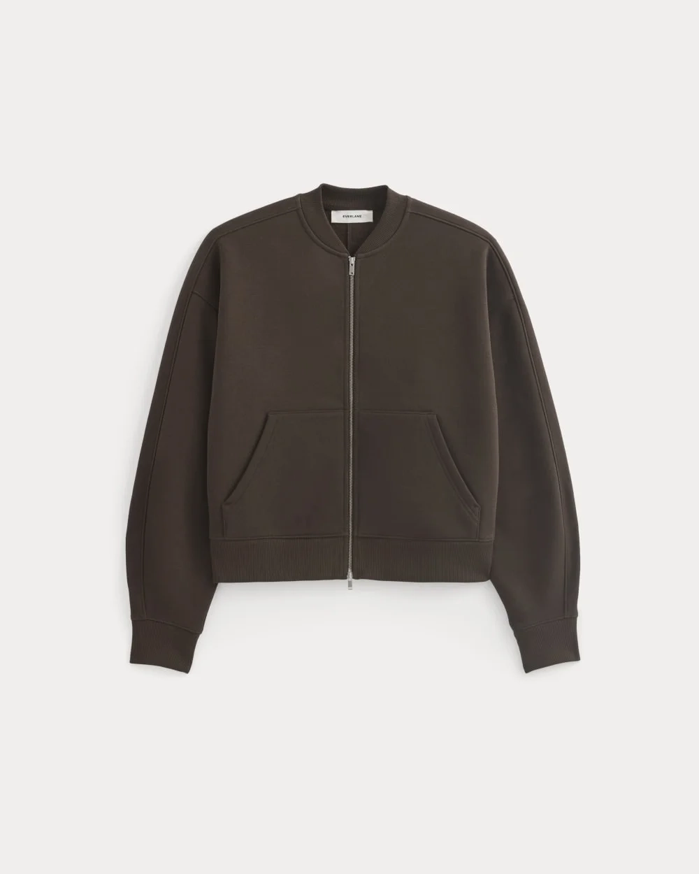 Luxe Fleece Bomber Jacket | Dark Chocolate (4)