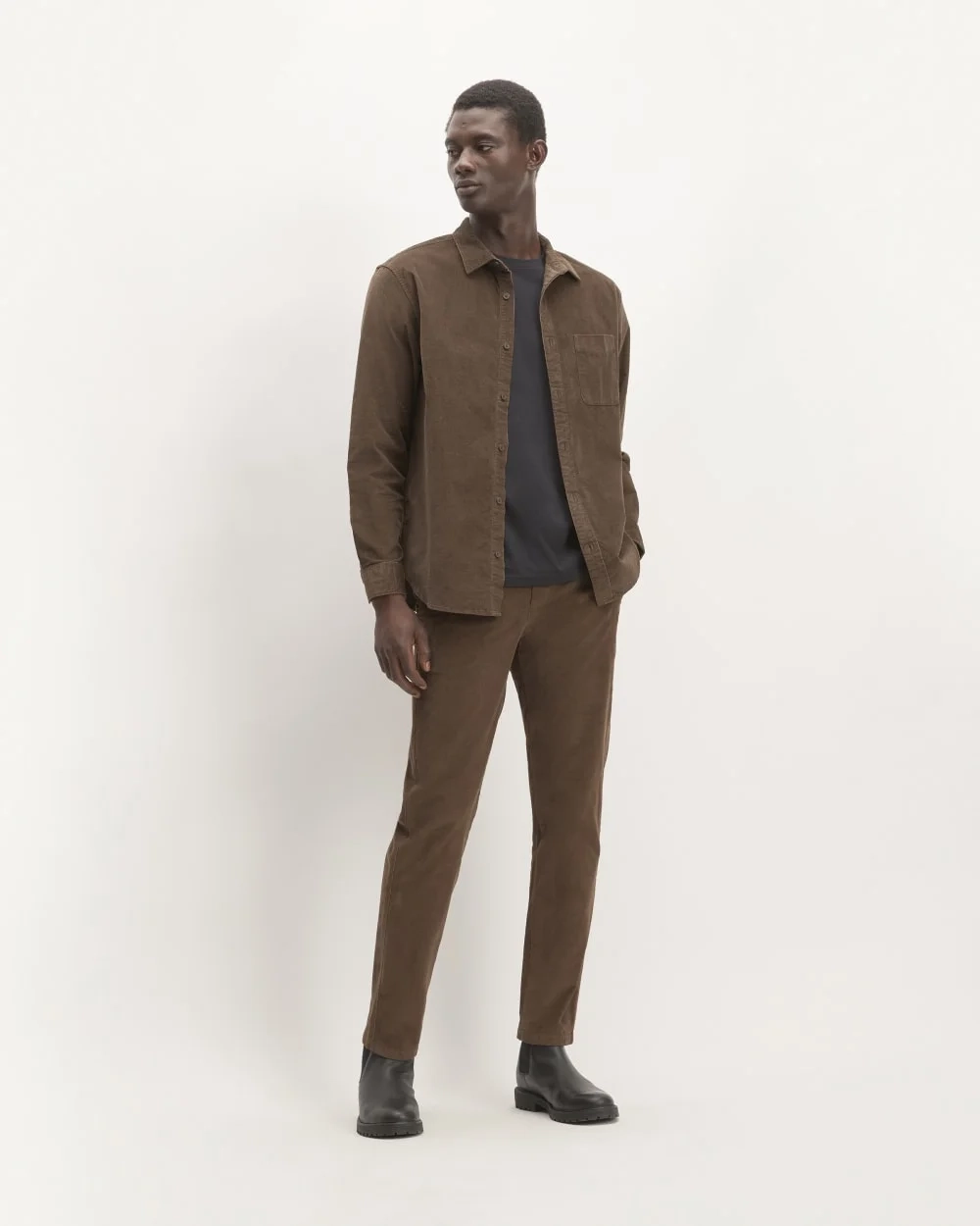 The Straight Fit Corduroy Pant | Cocoa (2)
