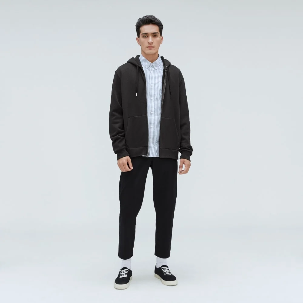 The Organic Track Full Zip | Black (2)