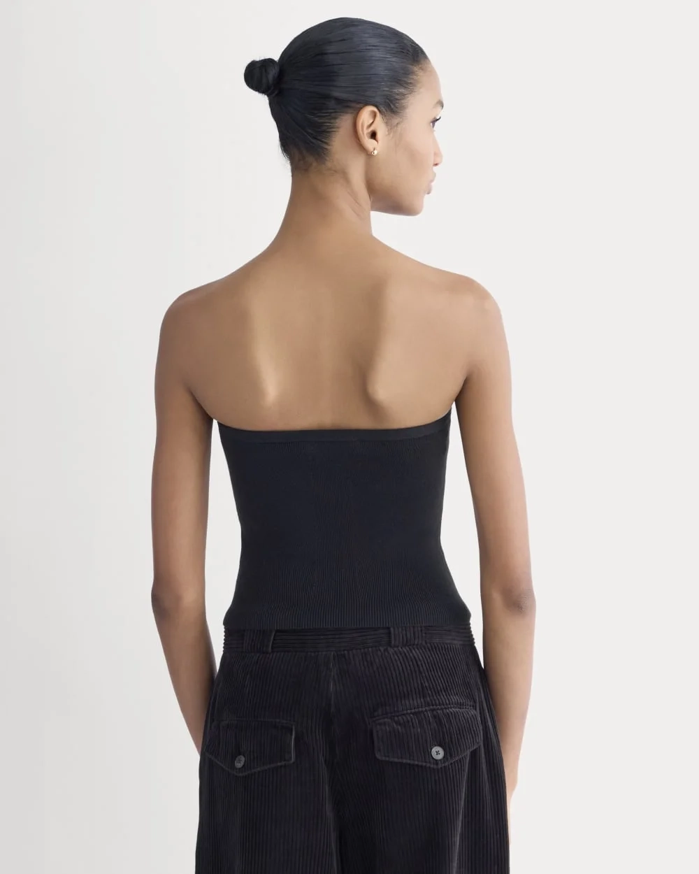Knit Tube Top | Black (2)
