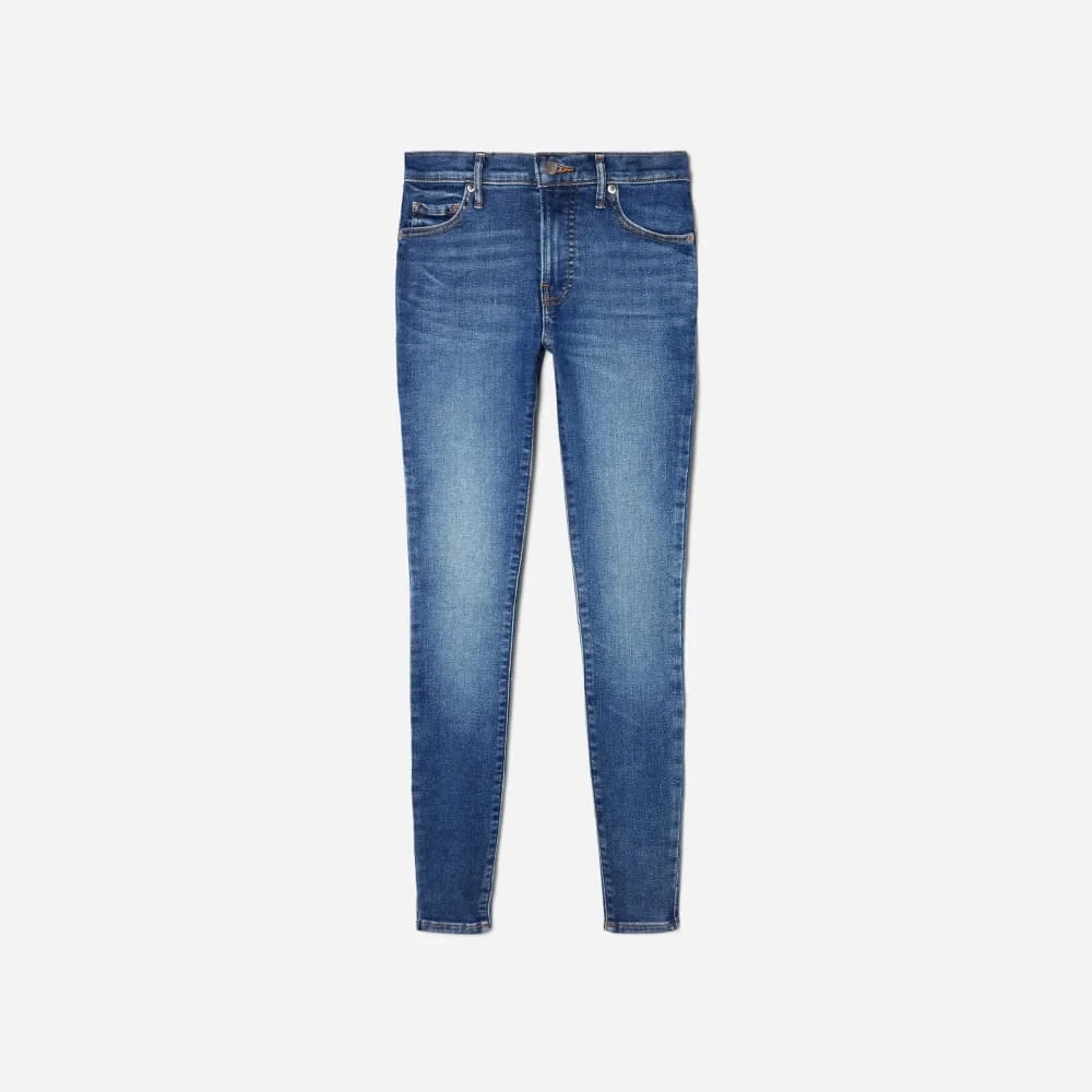 The Mid-Rise Skinny Stretch Jean | Dark Indigo (3)