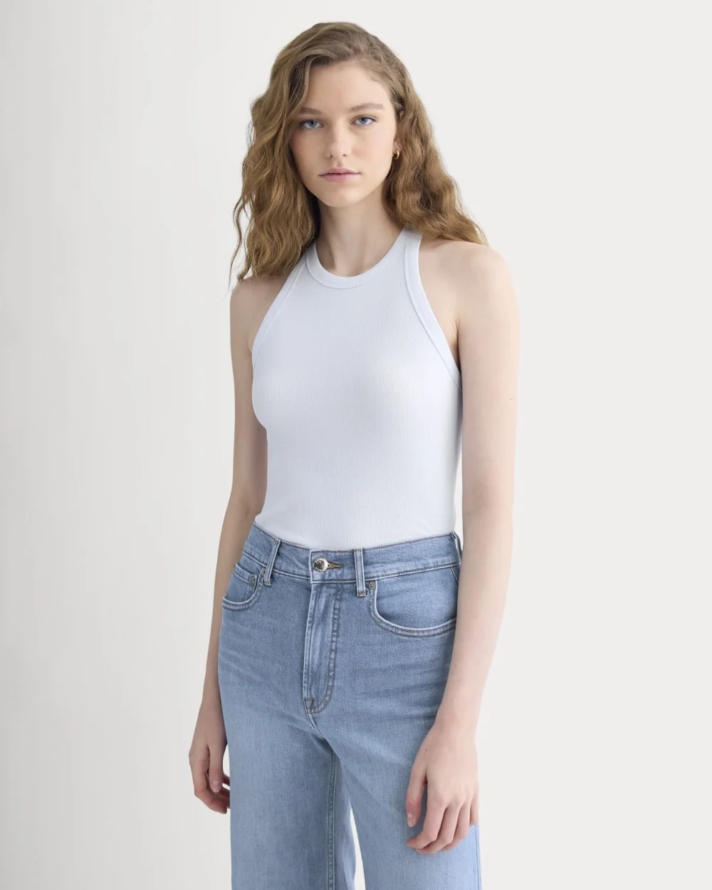 Luxe Rib Racerback Tank | Skywriting