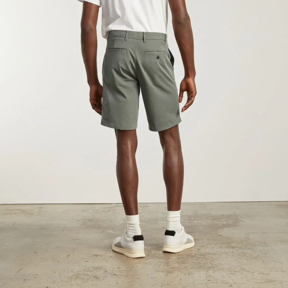 The 9" Slim-Fit Performance Chino Short | Pewter Green (2)