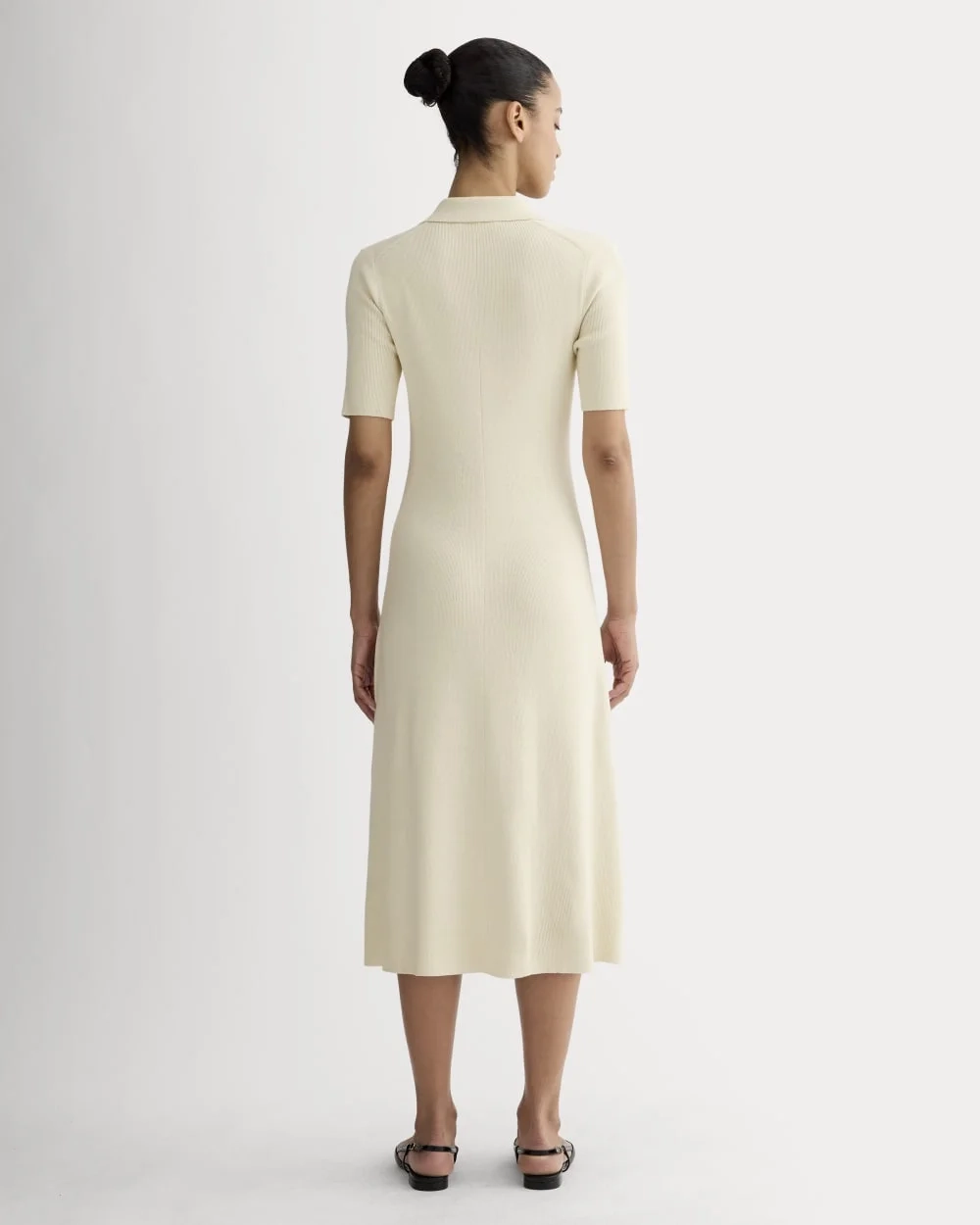 The Knit Polo Dress | Birch (4)