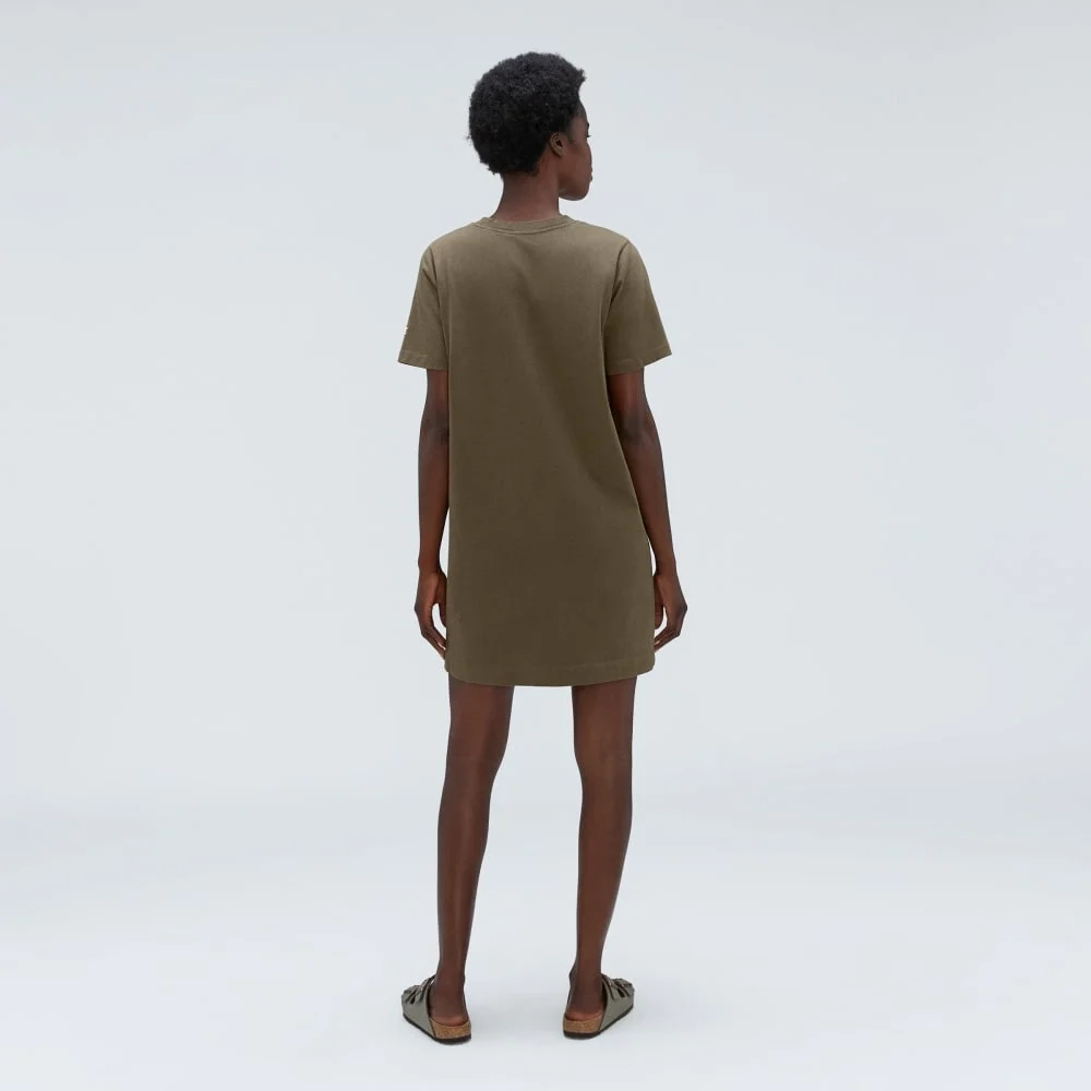 The Organic Cotton Weekend Tee Dress | Beech (3)