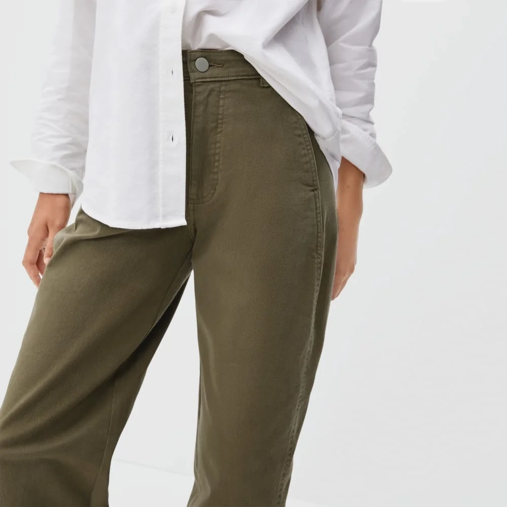 The Utility Barrel Pant | Dark Moss | Regular (4)