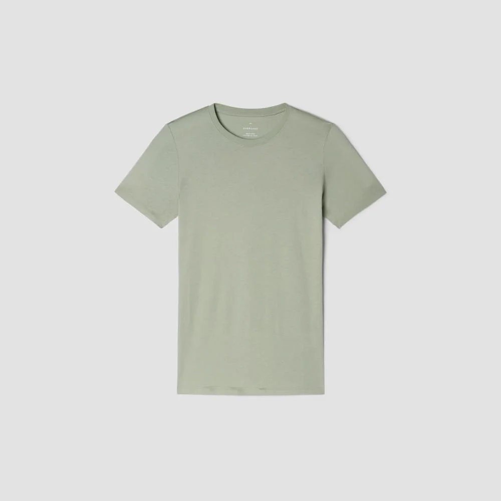 The Organic Cotton Crew Tee | Seagrass (2)
