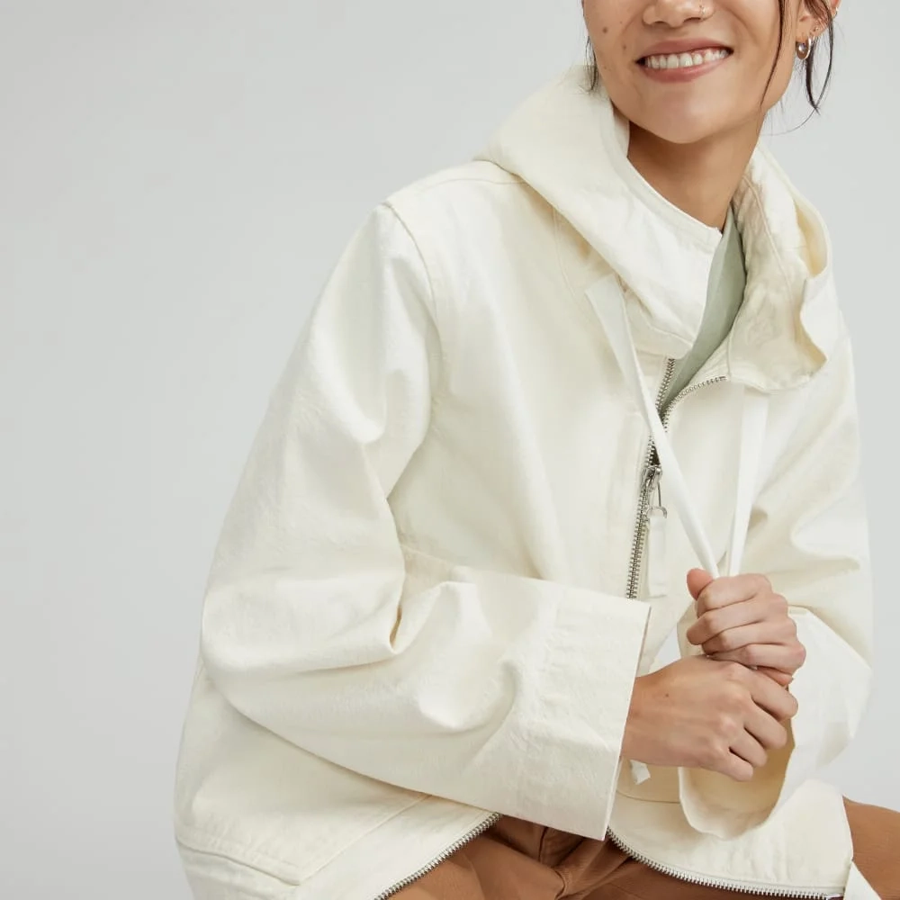The Canvas Organic Cotton Anorak | Bone (4)