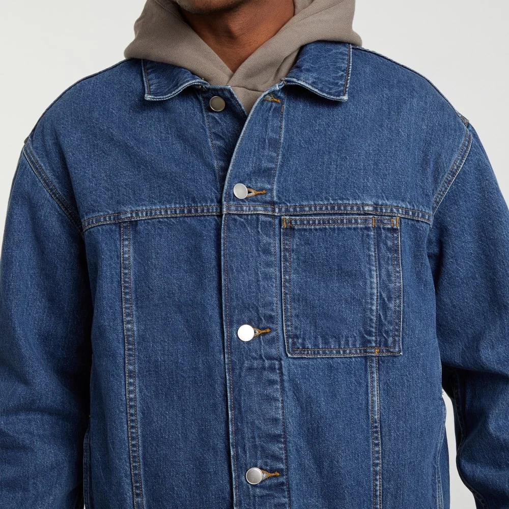 The Everyone Denim Jacket |  Azure (6)