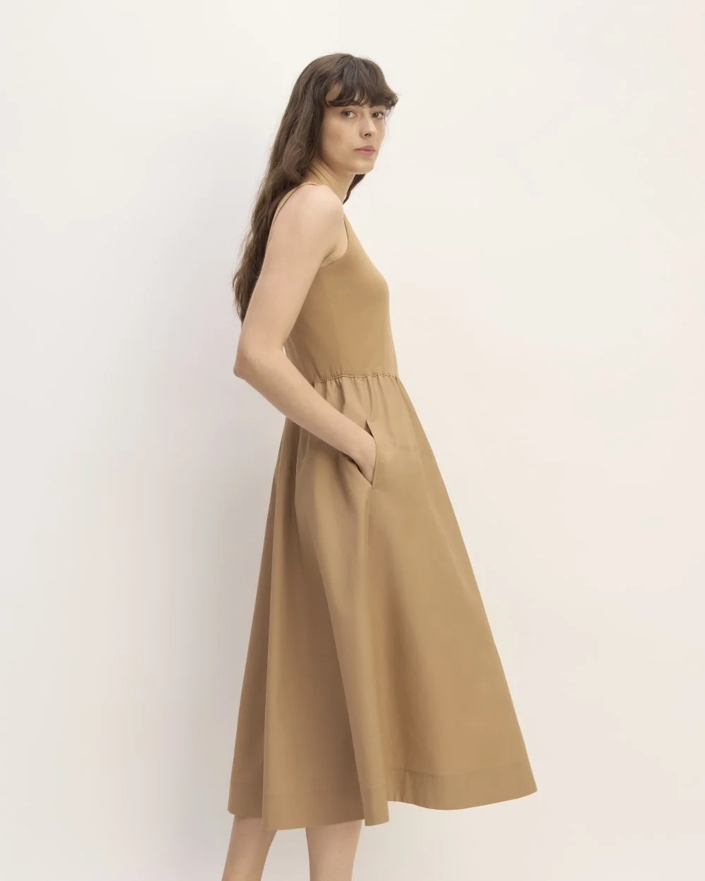 The Supima® Jersey Riviera Dress | Tiger's Eye (4)