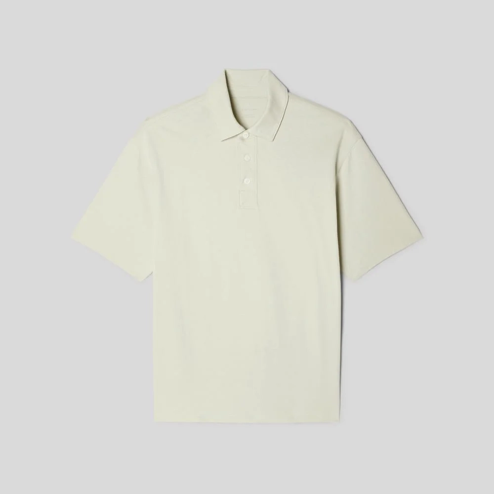 The Premium Weight Relaxed Polo | Pelican (3)