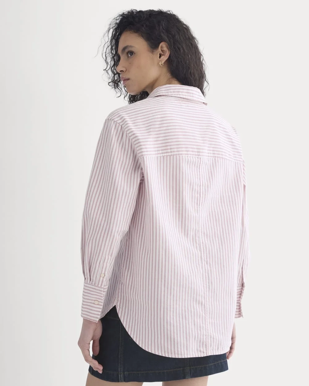 Everyday Oxford Shirt | Bone/Heather Rose (5)