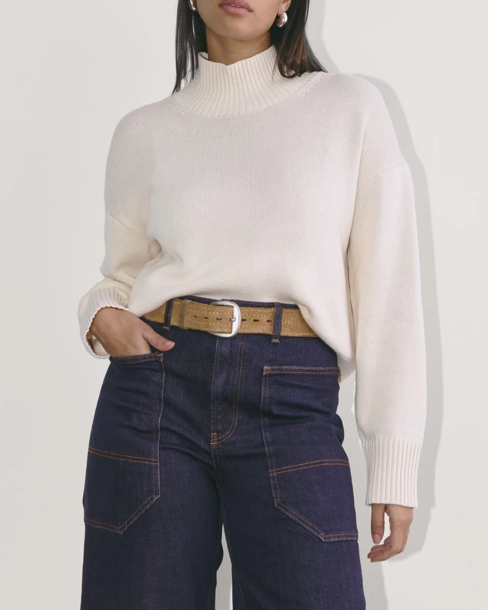 The Way-High® Gardener Cropped Jean | Deep Rinse (4)