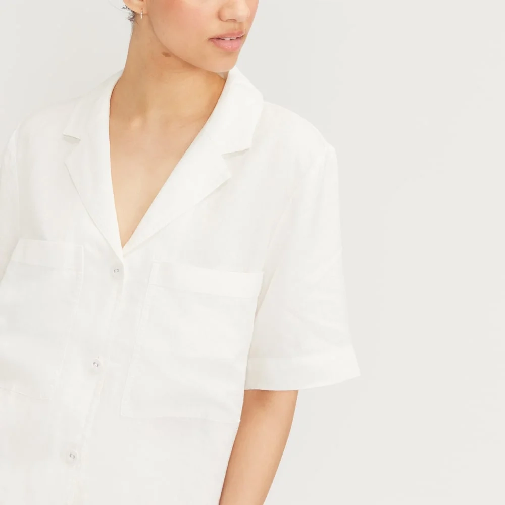 The Linen Workwear Shirt | White (3)