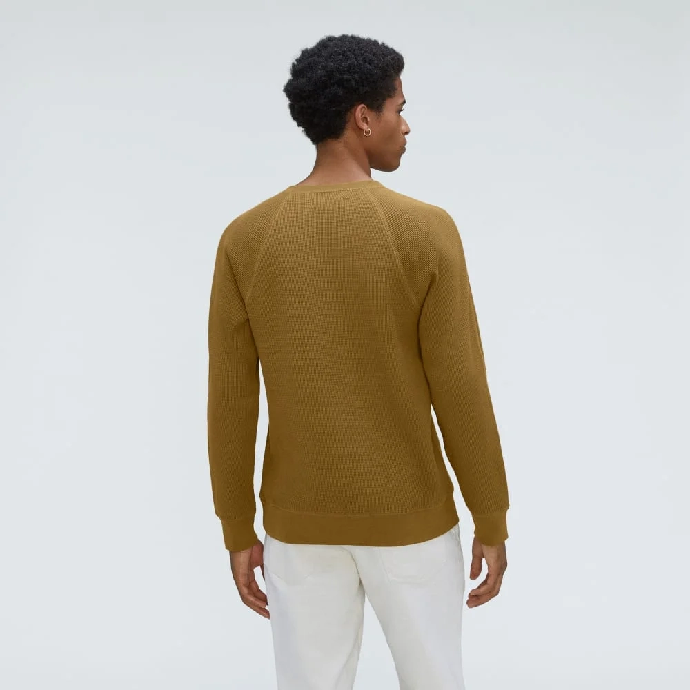 The Waffle Long-Sleeve Crew Tee | Tapenade (3)