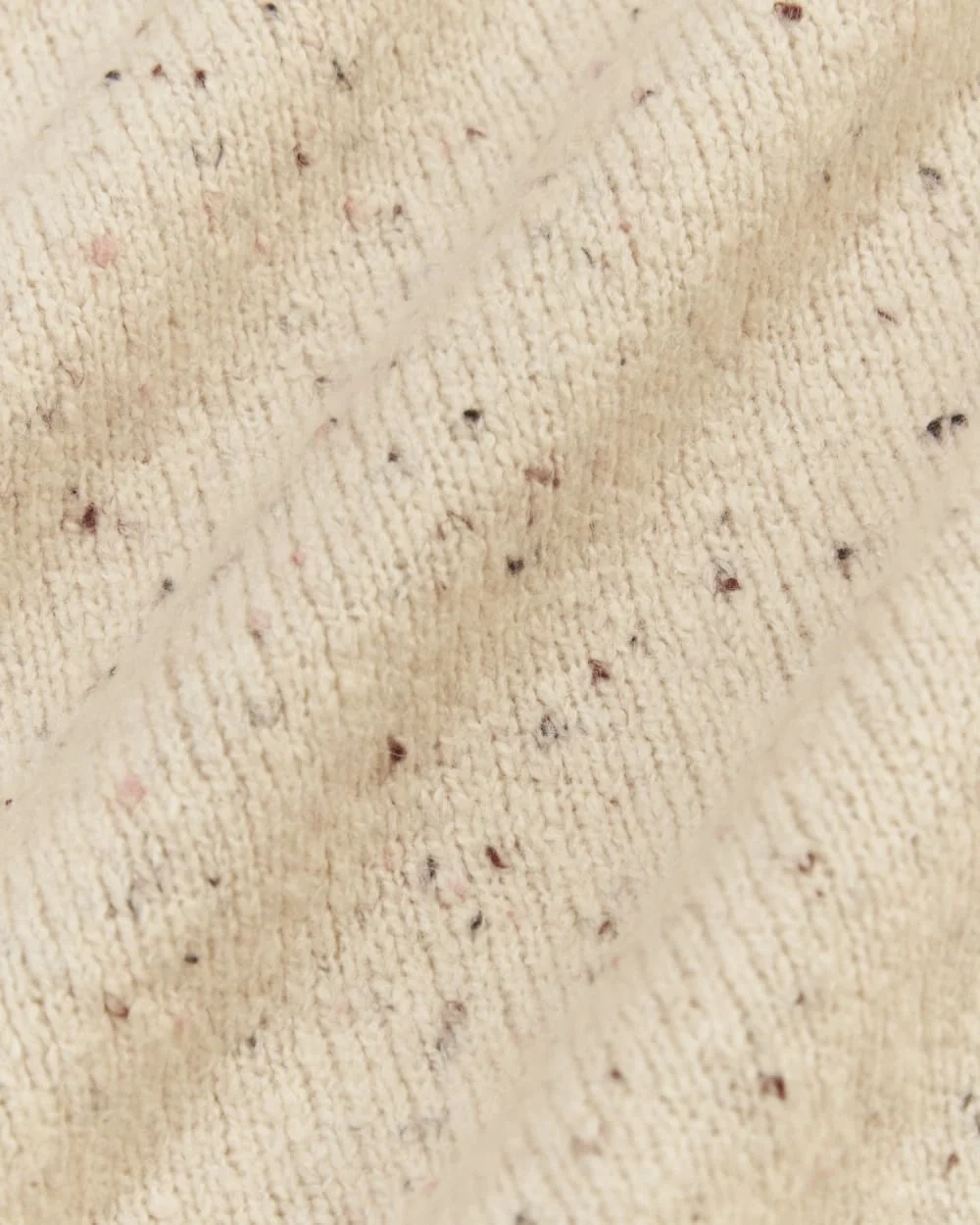 The Mockneck Sweater in Plush Cotton | Cream Confetti (3)