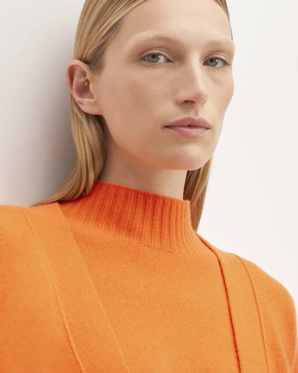 The Good Merino Wool Cardigan | Orange (4)